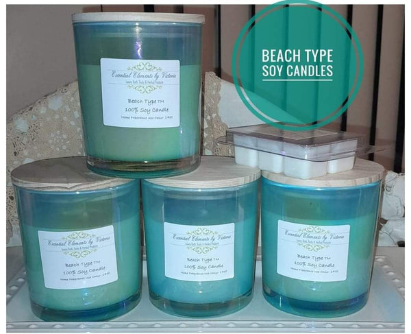 BEACH Type TM  Soy candles