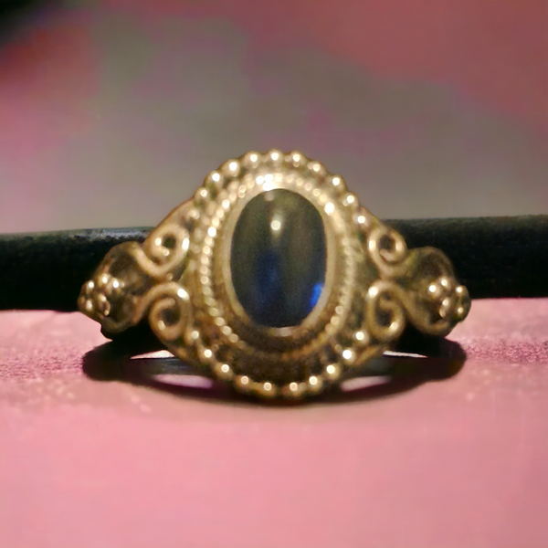 Sterling Silver Kyanite Ring, Item #SS58 - Size 7