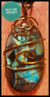 Multi Fire Labradorite, Item #P1664