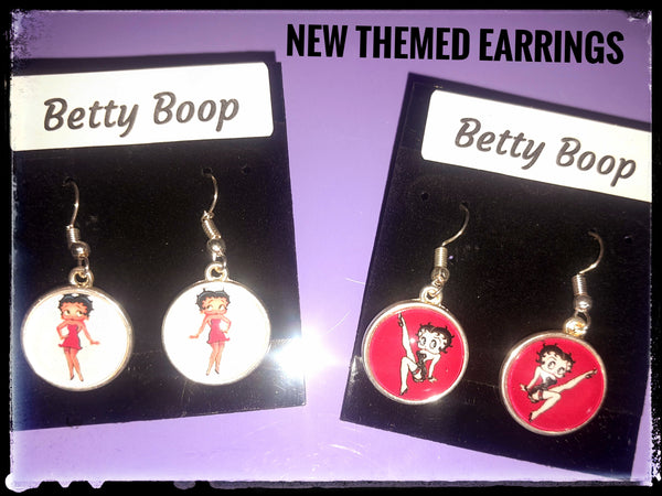 Betty Boop TM Themed Earrings.