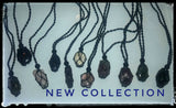 Basket Cord Gemstone Pendants (Unisex) -Item #P2544