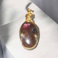 Multi Fire Labradorite (Color Enhanced), Item #P2953