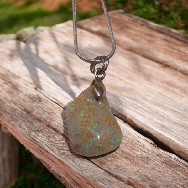 Opal, Item #P3009
$38 - Stainless steel Necklace Included