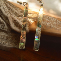 Abalone Shell Gemstone Earrings Item #G075