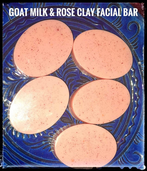 Goat Milk & Rose Clay Facial Bar