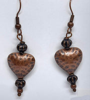 Copper Hearts & Accent Beads Item #E004