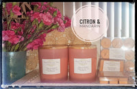 Mandarin and Citron soy candle 14 oz