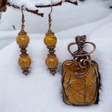 Picture Jasper Gift Set, Item #P2167 -Black Gift Box Included