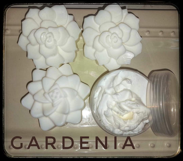 Silky Body Butter 4oz - Gardenia (pictured bottom right)