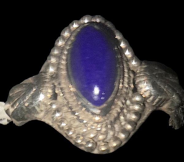 Sterling Silver Lapis Ring, Item #SS20 Size 8
