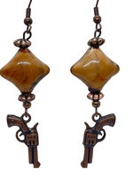 Clay Bead with Metal (Western Style) Item #E013