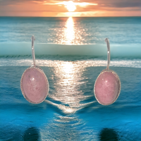 Rhodonite Earrings, Item #G010