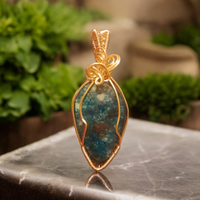 Chrysocolla in Quartz, Item #P2461