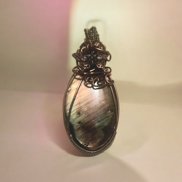 Labradorite with Butterfly Charm, Item #2562