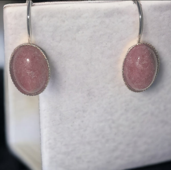 Rhodonite Earrings, Item #G019