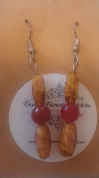 Pretty Beads w/Carnelian Accents, Item #B010