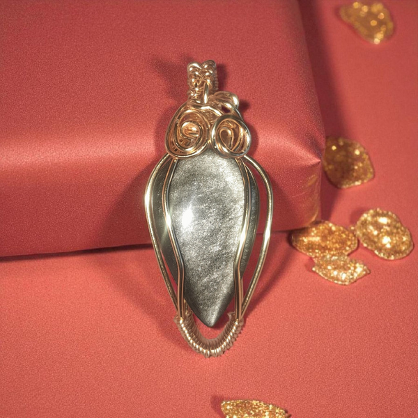 Silver Sheen Obsidian, Item #P3253