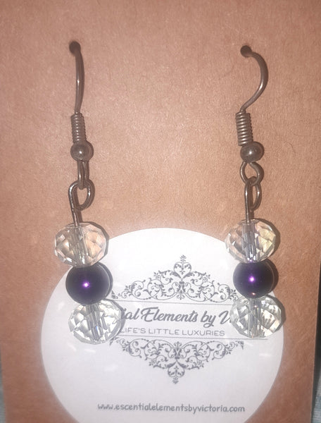 Beaded Earrings, Item #B008