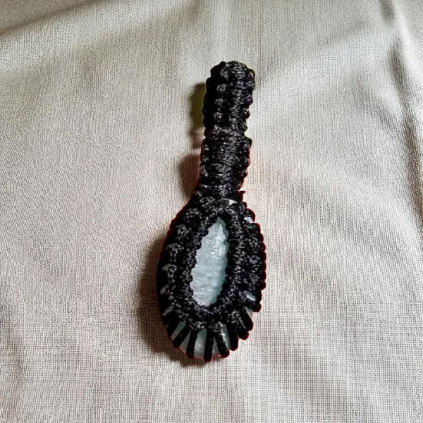 Curated Collection- Crocheted Gemstone Pendants
Item #P3181-  Amazonite