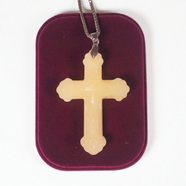 Aventurine Cross, Item #P3237 Statement Piece