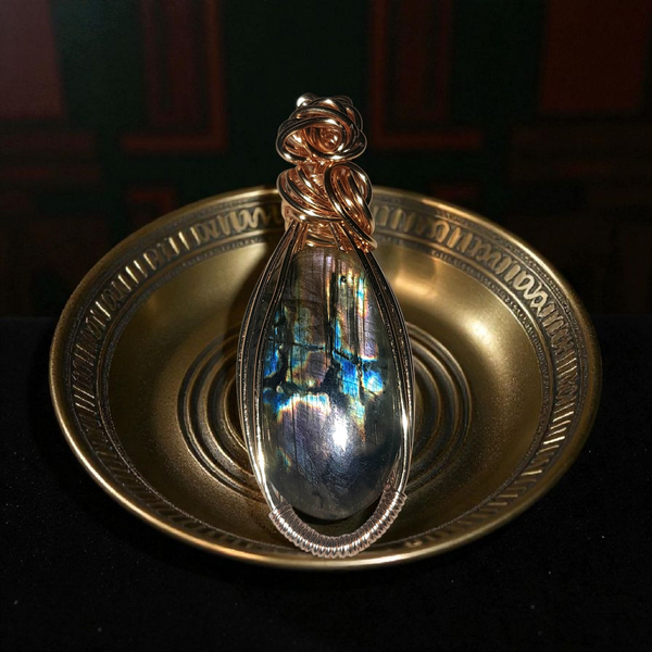 Multi Fire Labradorite, Item #P3269