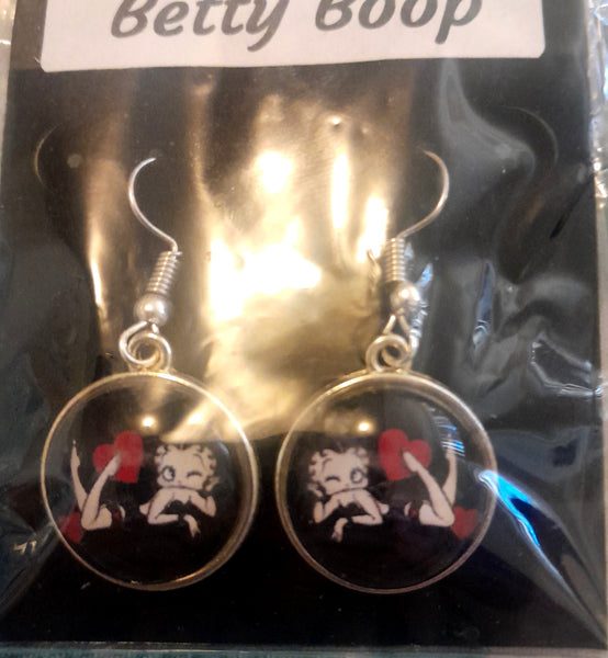 Betty Boop Earrings, Item #B015