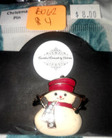 Jolly Snowmen Pin, Item #B062