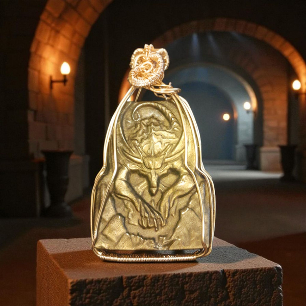 Gold Sheen Obsidian Carved Dragon, Item #P3264
Statement Piece