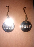 "LOVE" Earrings, Item #B029