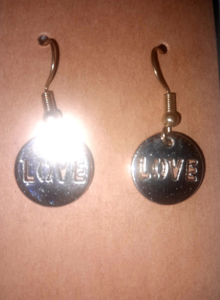 "LOVE" Earrings, Item #B029