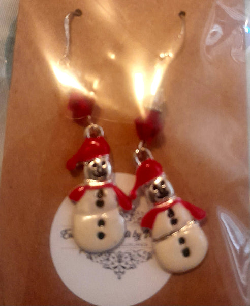 Snowmen Earrings, Item #B045