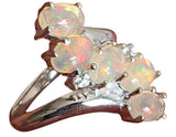 Sterling Silver Opal Ring, Item #SS262 - Size 6.25