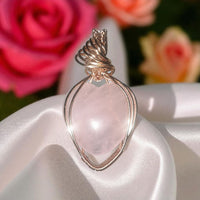 Rose Quartz Heart, Item #P3186
