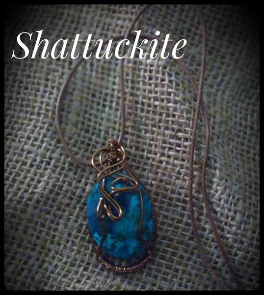 Shattuckite Stone Pendant, Item #P075