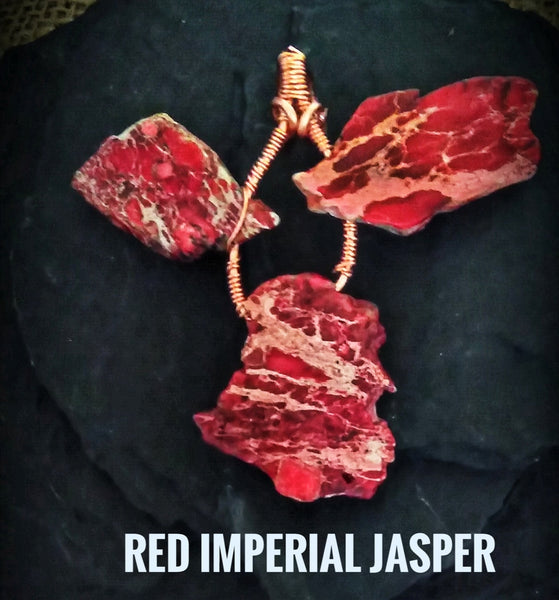 Red Imperial Jasper Pendant, Item #P106