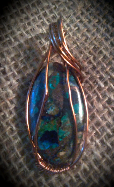 Spiney Copper Azurite Malachite, Item #P211