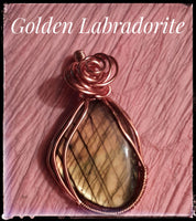 Golden Labradorite, Item #P1031