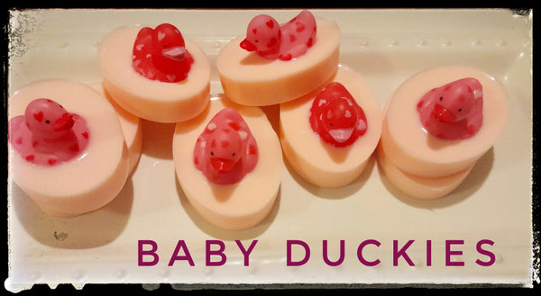 Baby Duckies -Black Raspberry Scented
Goat Milk Soap