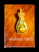 Abalone Shell, Item #P1373
$16 - Pendant Cord Necklace Included