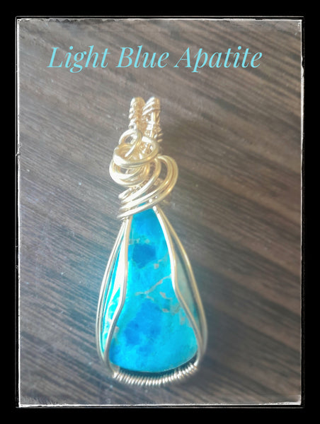 Light Blue Apatite, Item #P1441