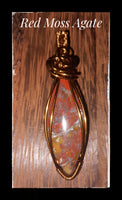 Red Moss Agate, Item #P1471