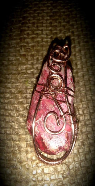 Red Imperial Jasper Pendant, Item# P126