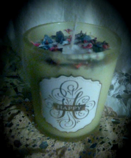 Patchouli Rose Scented Intention Candle- (22oz)