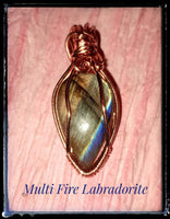 Multi Fire Labradorite, Item  #P1295