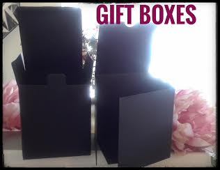 Flat Black Gift Box for 14 oz Candle