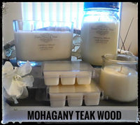 Mohagany Teakwood Wax Melts - 6 Cavity